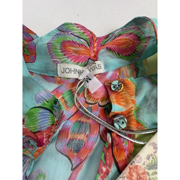 NwT Johnny was Rayon Maxi Long Dress Kaftan Cover Up Medium L33421-4 - Picture 6 of 8